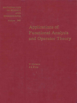 cover image of Applications of Functional Analysis and Operator Theory